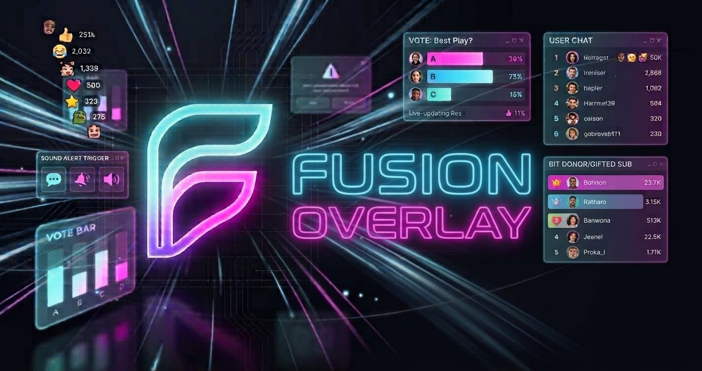 FusionOverlay — widgets interactifs pour vos lives